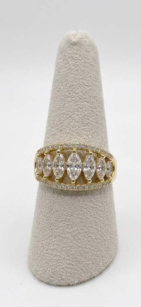Anello gemme di cristallo