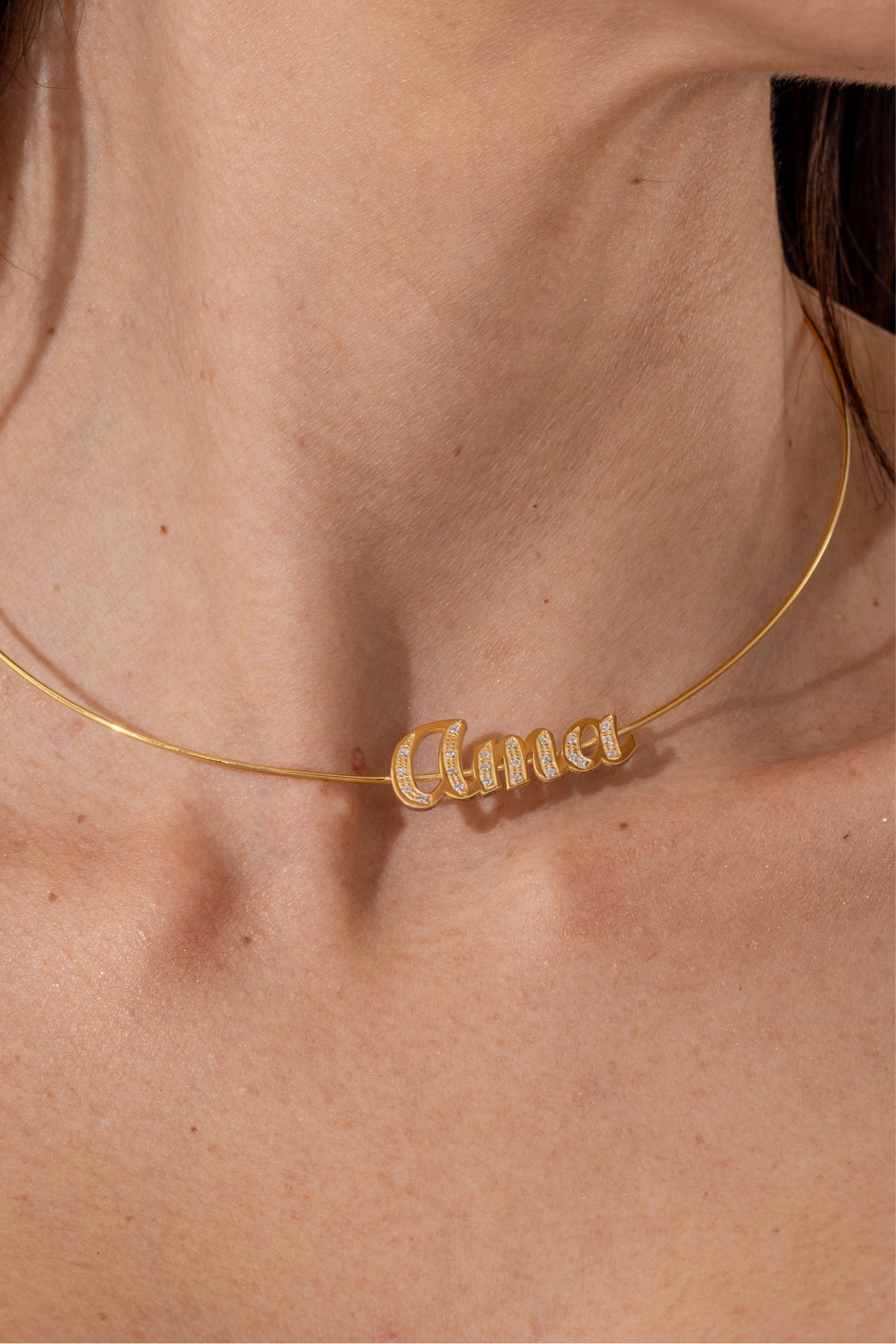 Collana Ama con zirconi