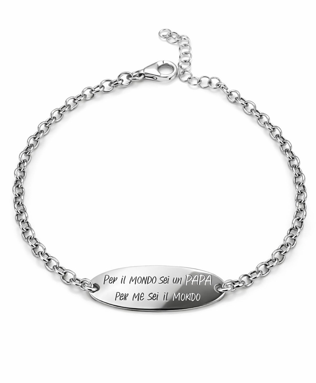 Bracciale dedica papà
