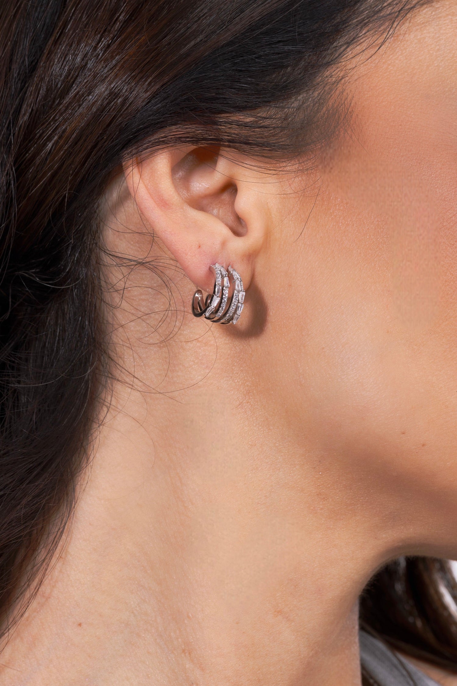 Orecchini cerchi di luce ￼