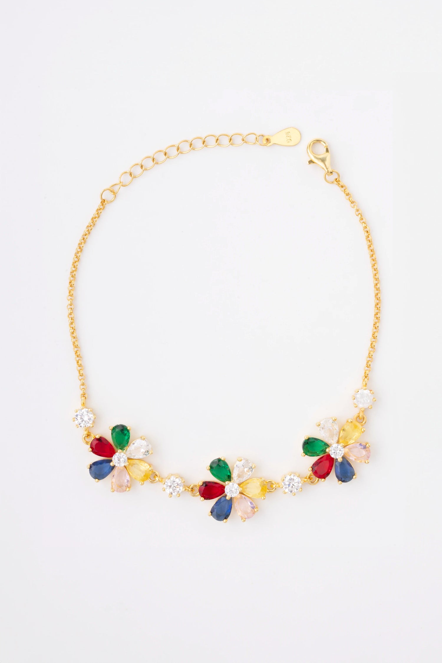 Bracciale flowers multicolor