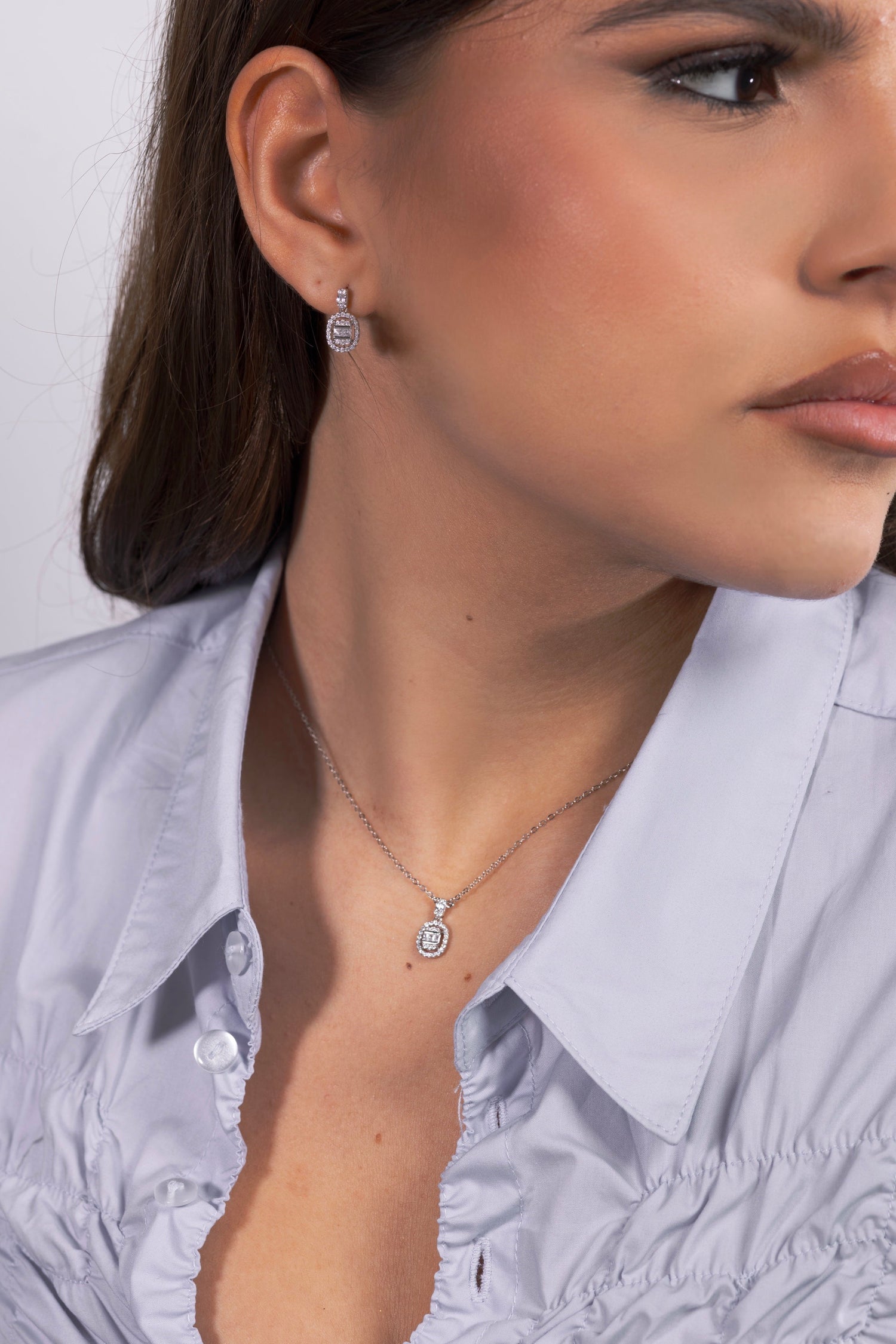 Orecchini luce ovale