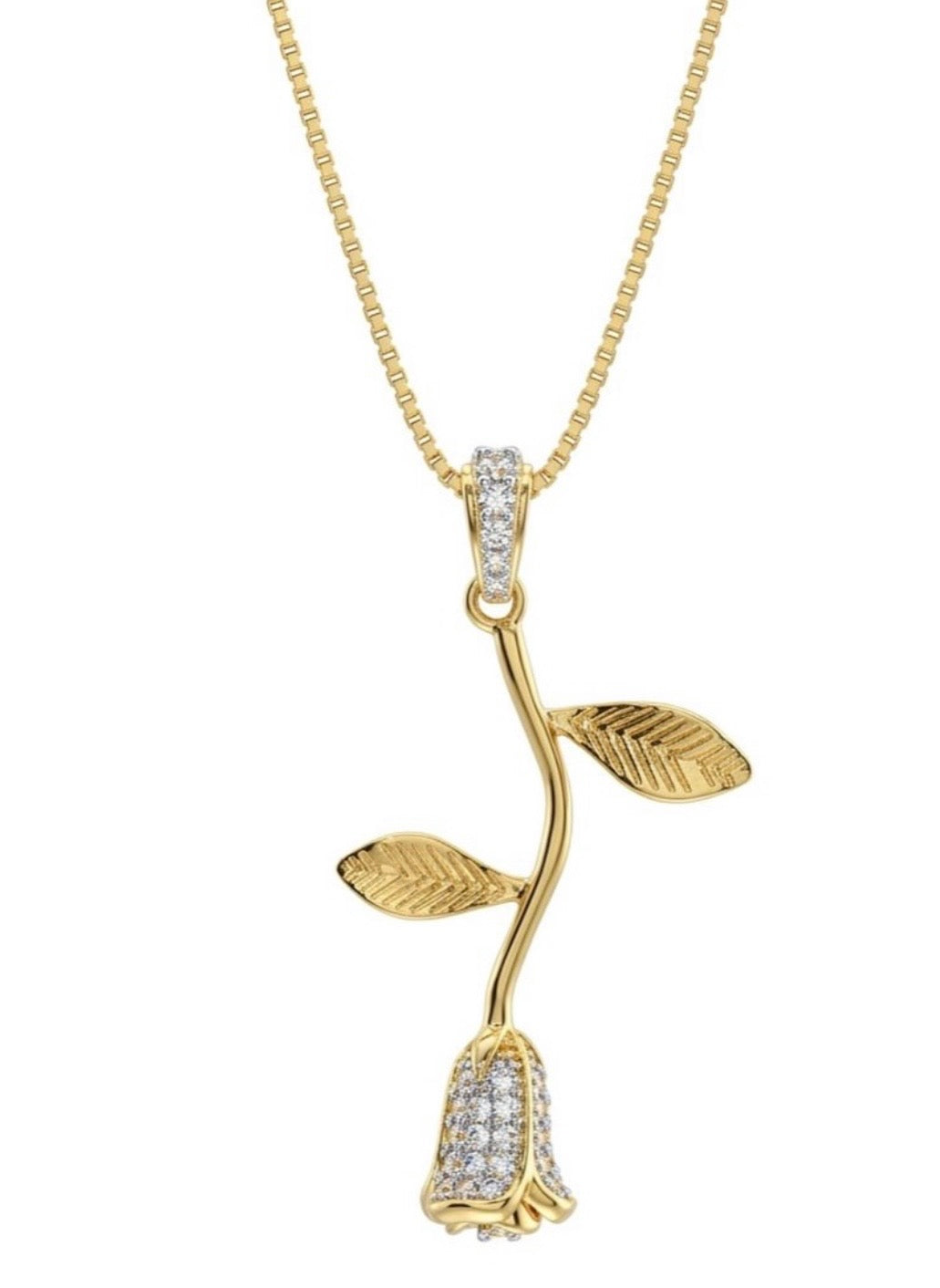Collana rosa preziosa