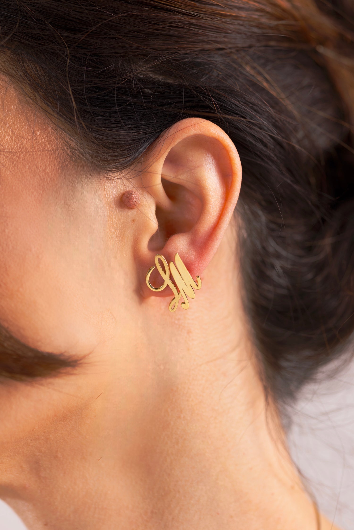 Orecchino singolo initial