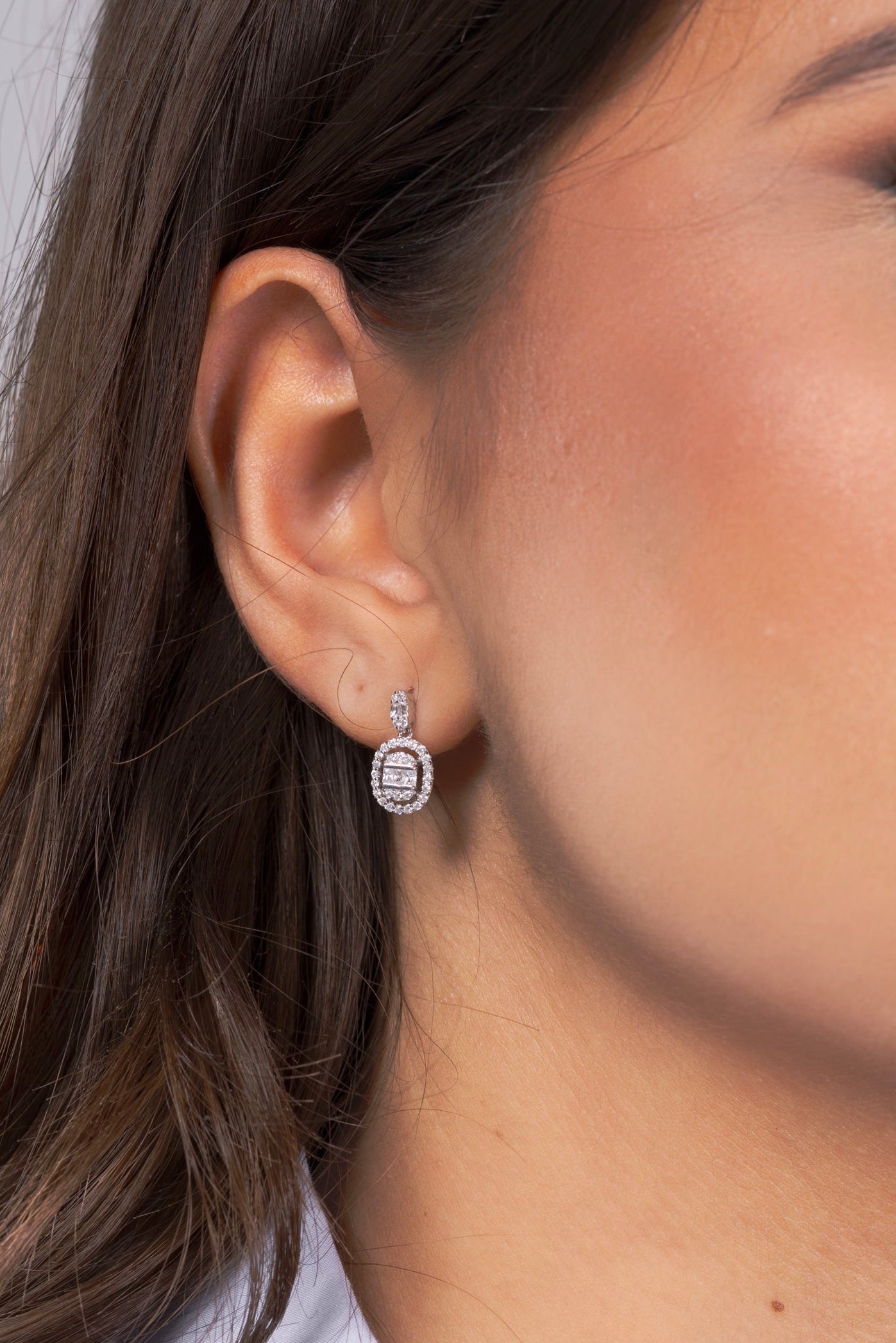 Orecchini luce ovale