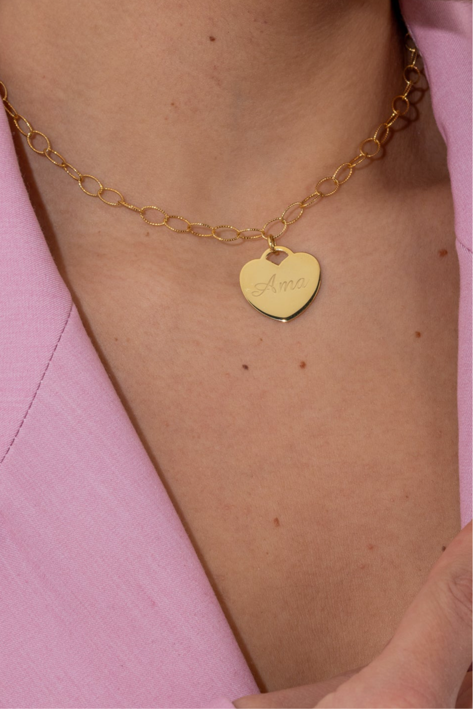Collana cuore ama,noi!