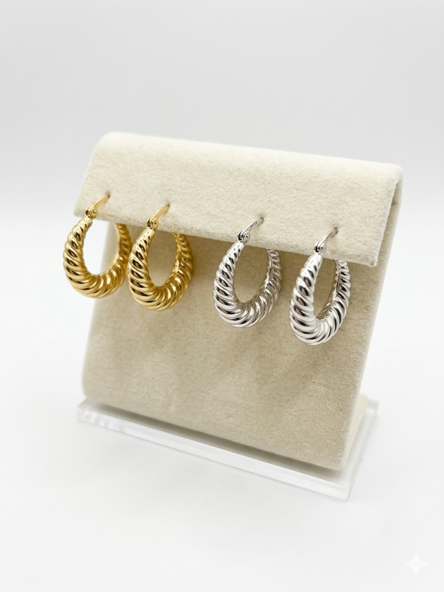orecchini Shell Hoop