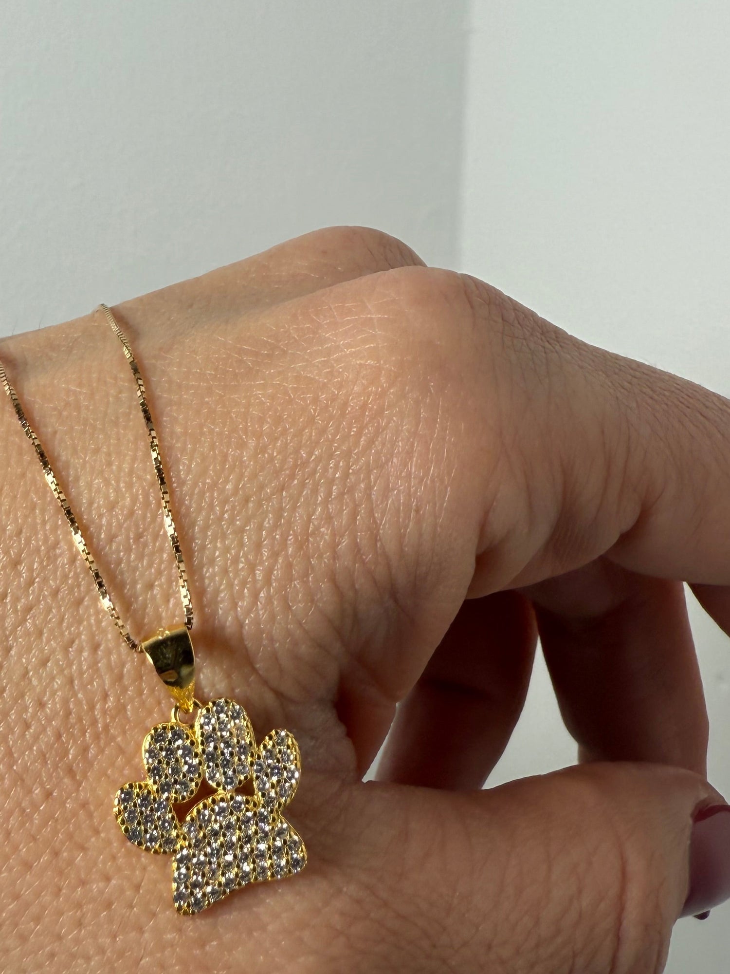 Collana con charm zampetta