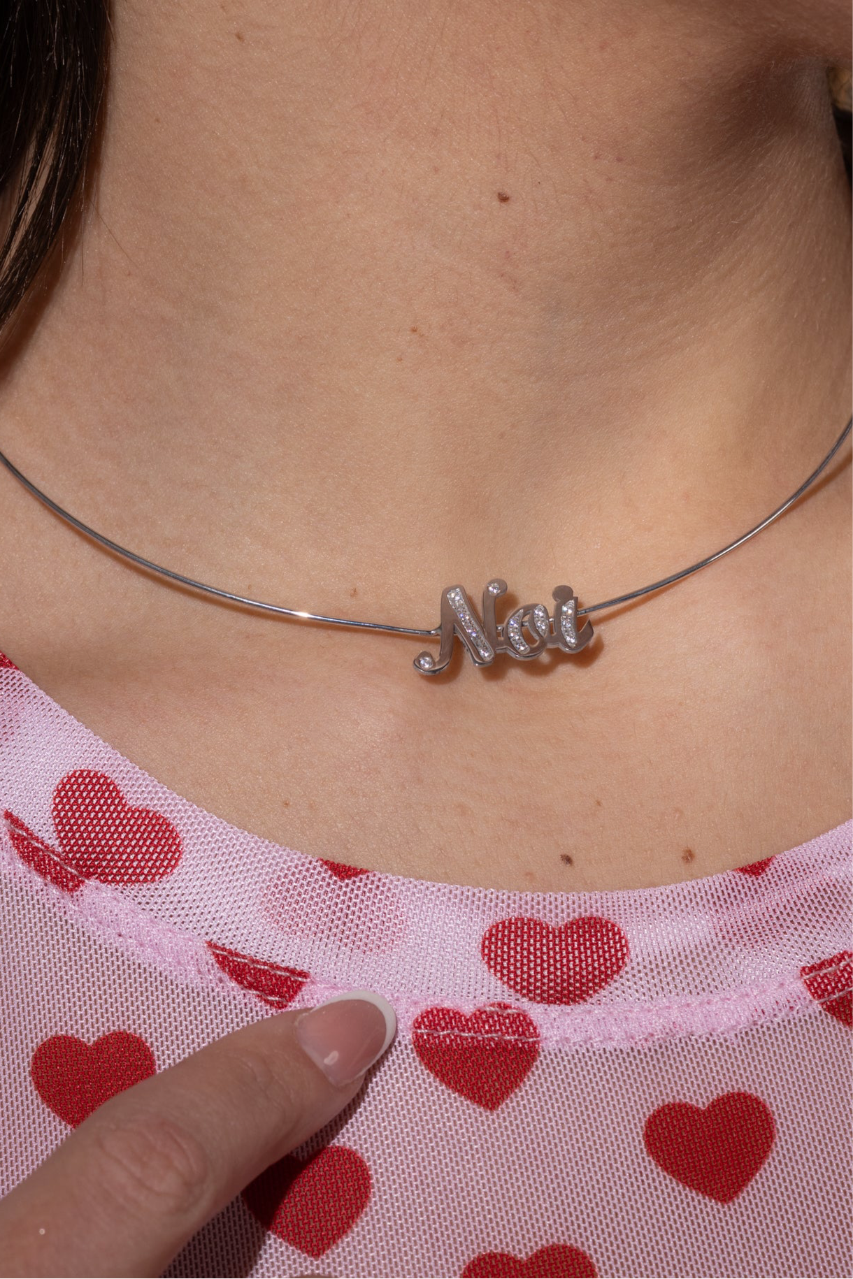 Collana Noi con zirconi