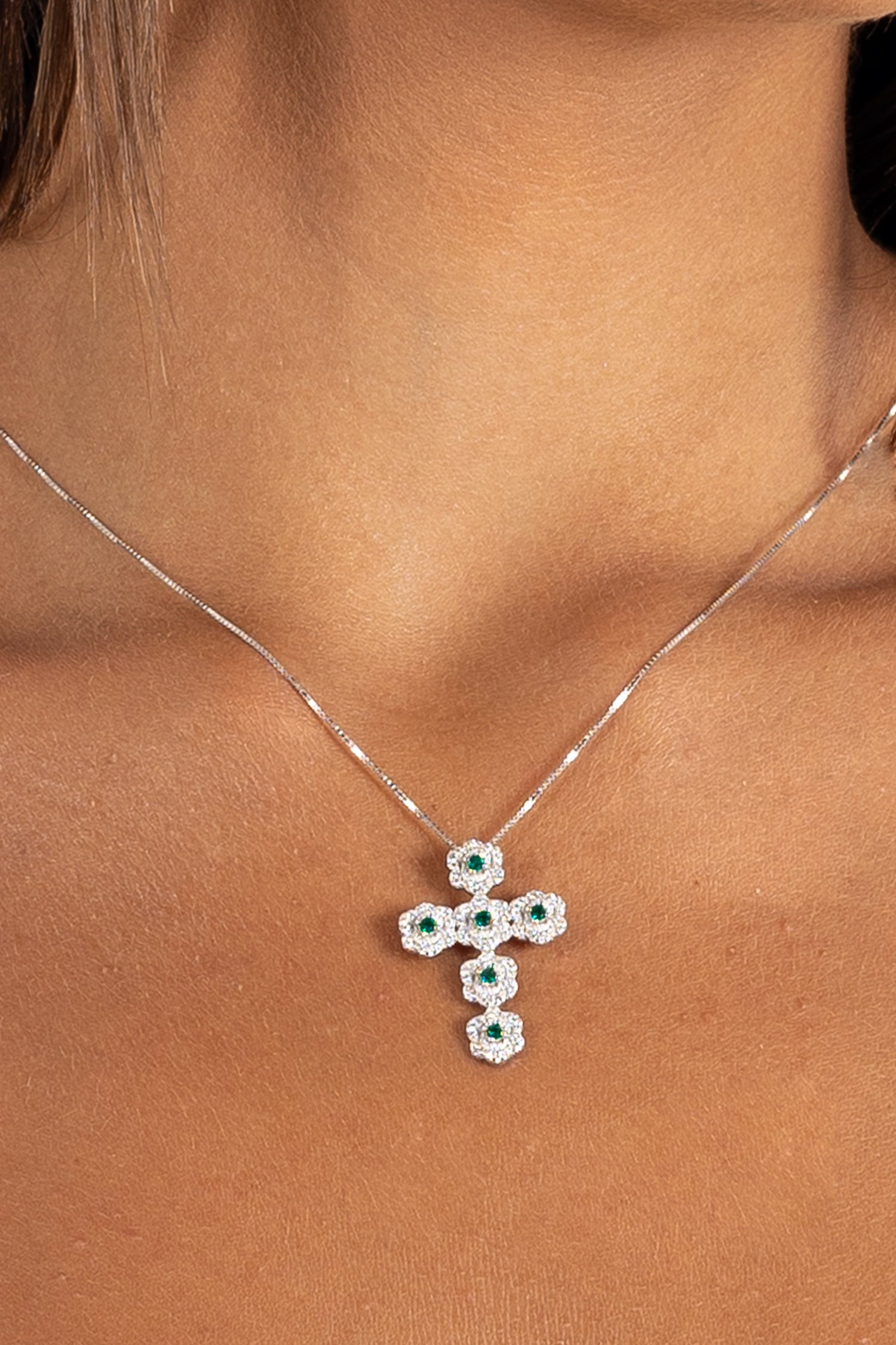 Collana Cross color