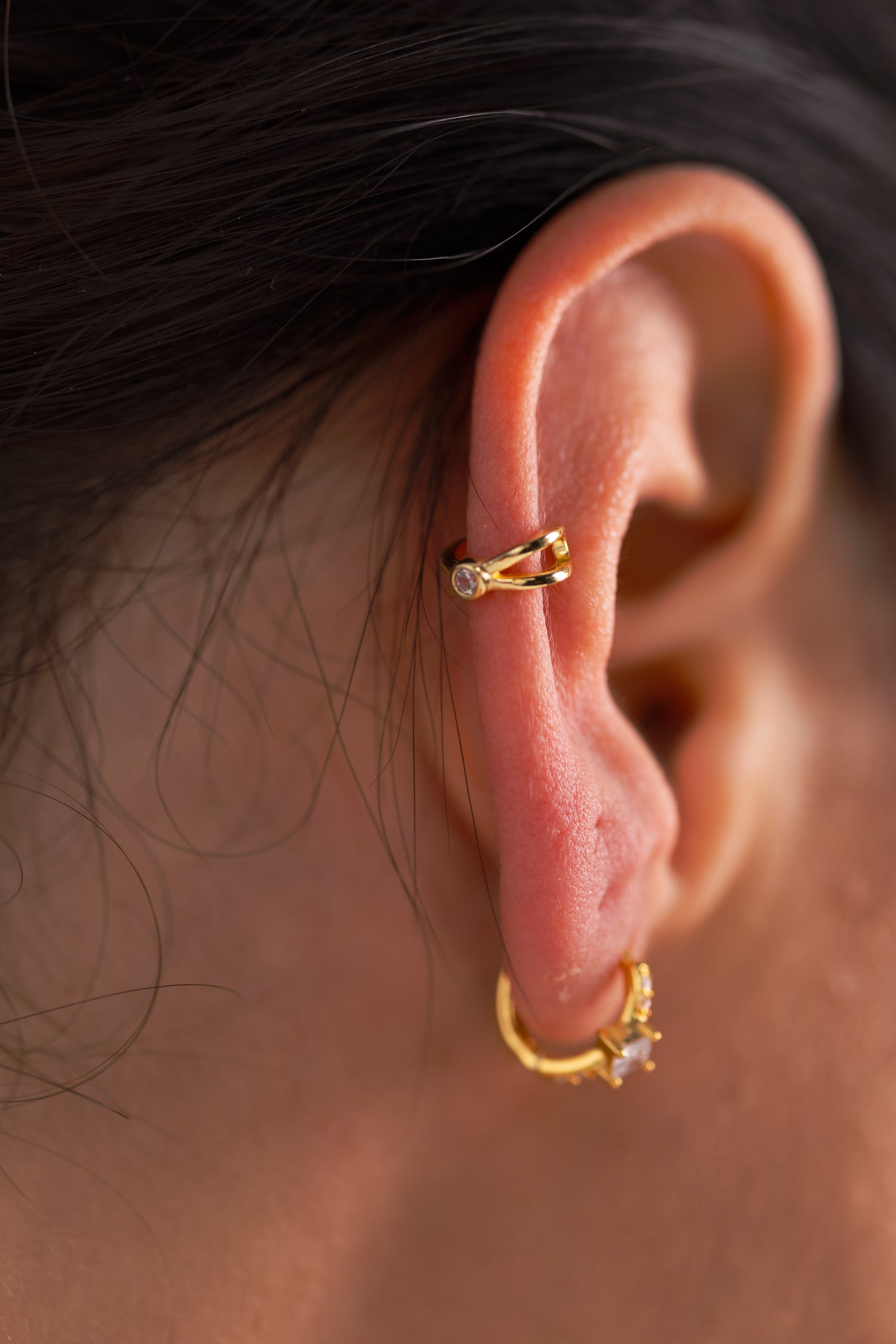 Earcuff aura dorata