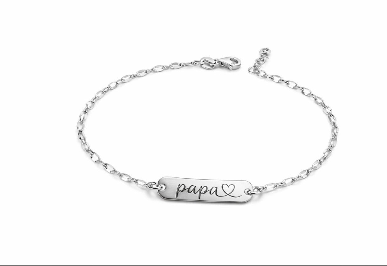 Bracciale Papa silver