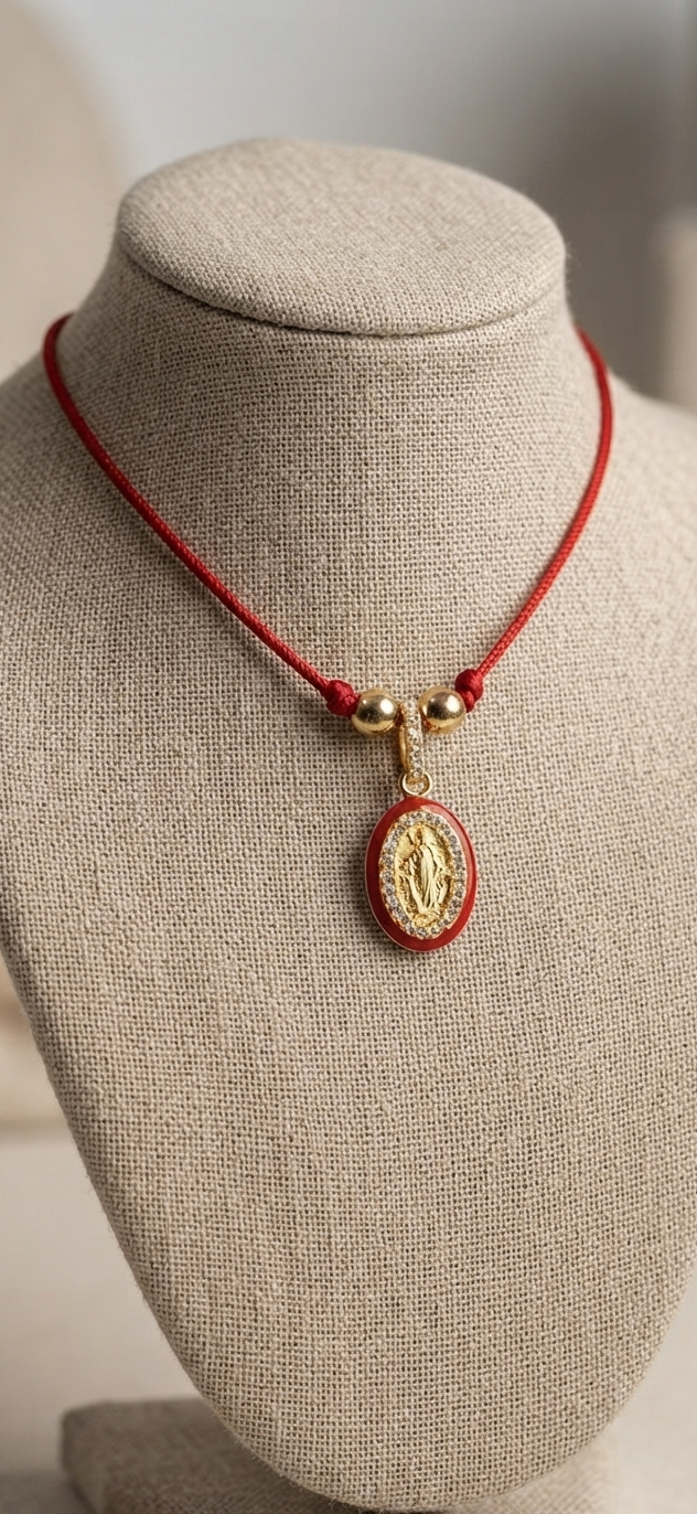 Choker madonnina red