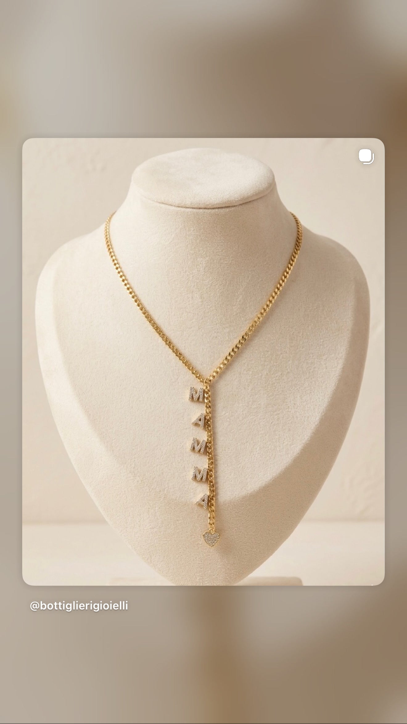 Collana groumette mamma