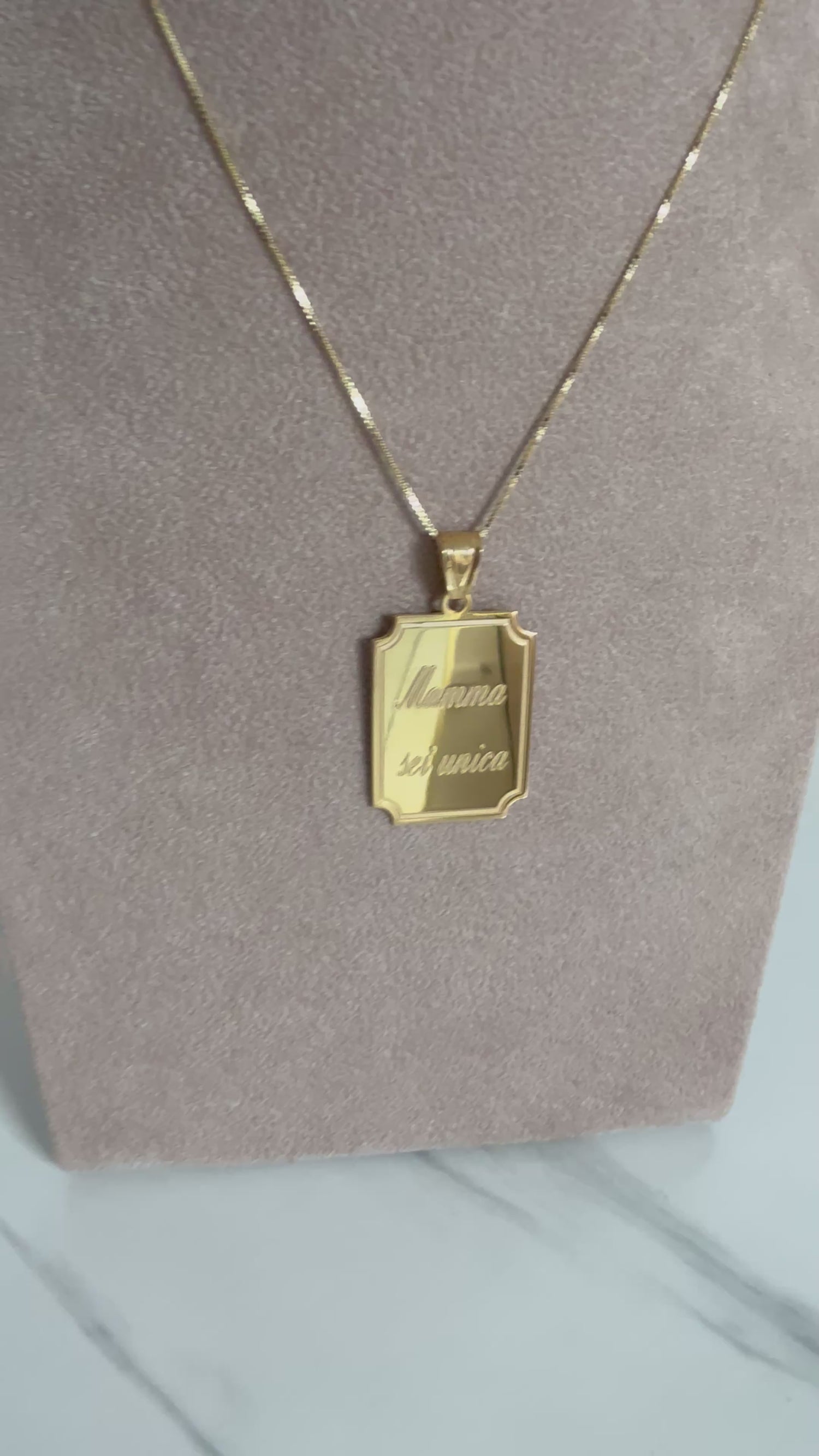 Collana dedica mamma